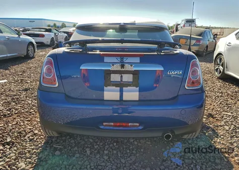 2013 Mini Cooper Coupe z USA, uszkodzony, nr VIN WMWSX1C56DT507360